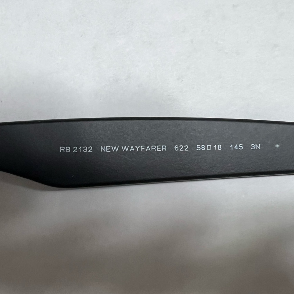 Ray-Ban 2132 New Wayfarer Black Sunglasses - Picture 5 of 5